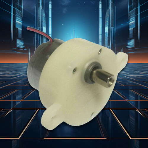 12-V-Kunststoffmotor, 7,5 U/min, praktisches Getriebe, 1