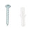 1Pair Shelf Bracket Wire Shelving Support Brackets Wall Mounted 5