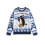 Pingu Christmas Jumper (Unisex Blue) 1