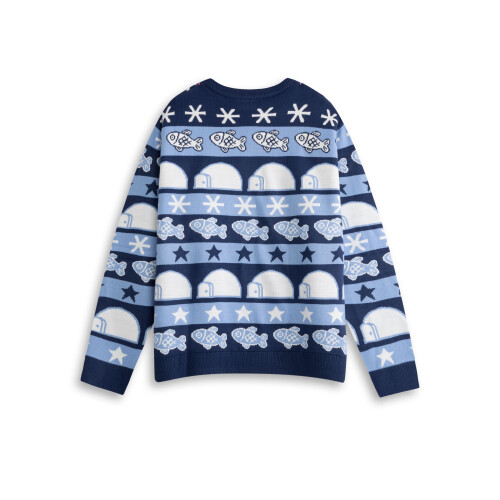 Pingu Christmas Jumper (Unisex Blue) 1