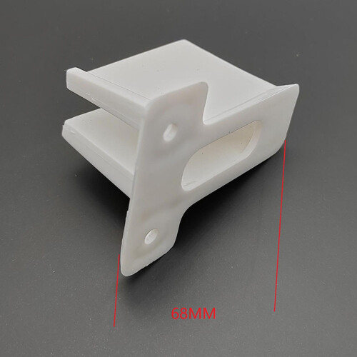Supports d'étagères muraux en plastique, 6 pièces, Support 2