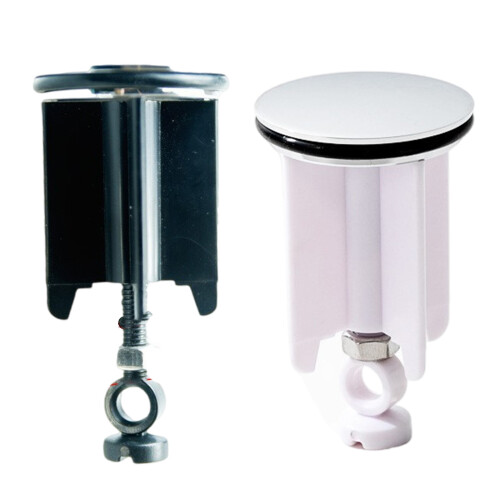 2Pcs Height Adjustable Sink Stoppers Universals Wash-White 1