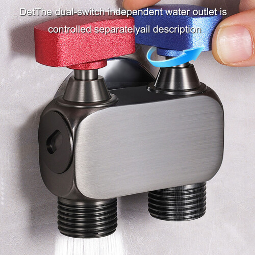 Portable Sturdy Brass Double Outlet Water-Electroplating model 2