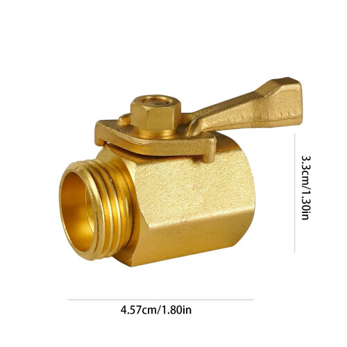 High Performances Solid Brass 3/4Inch Garden Hose Valves With 2