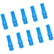 Connecteur de fil à perçage rapide, 10 pièces, Terminal de-Bleu