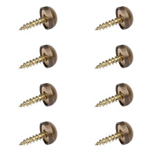 8Pcs Brass Fixing Nails Mirror Furniture Fastener-9mm bronze