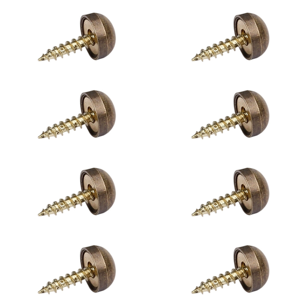 8Pcs Brass Fixing Nails Mirror Furniture Fastener-9Mm Bronze 7732000548055