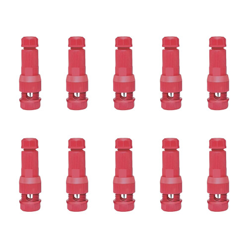 10Pcs Quick Piercing Connector Waterproof Crimp Wiring-Red