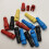 10Pcs Quick Piercing Connector Low Voltages Wire Connector-Red 6