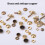 Tapping Brass Decorative Screws for Mirrors-9mm silver 4