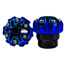 Aluminum Motorcycle Fork Cup with Lightweight Design for-Blue
