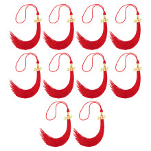 10 stuks afstudeerhoed decoratie kwastjes voor klasse van-Rood
