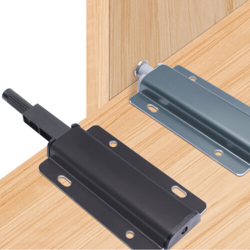 Portable Sturdy Push to Open Magnetic Latches 8 Pack for-Black 2