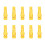 10Pcs Quick Piercing Connector Low Voltages Wire-Yellow 1
