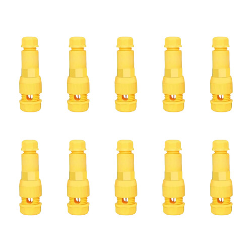 10 stuks Quick Piercing Connector Waterdichte Crimp-Geel