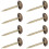 8pcs Brass Mirror Fixing Screw Set With Ornamental-15mm bronze 1