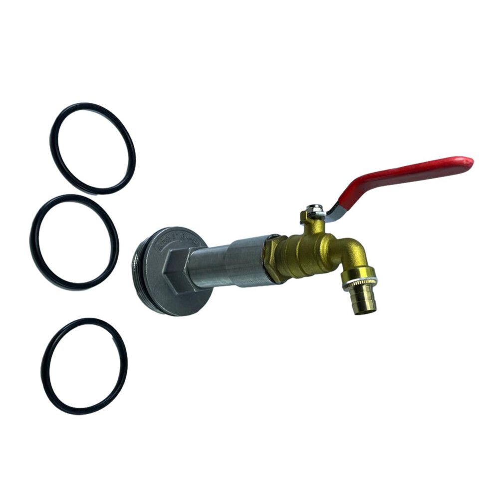 Durable Drum Faucet Spigot 2Inch Stainless Steel Suitable For Easy 3228207748809