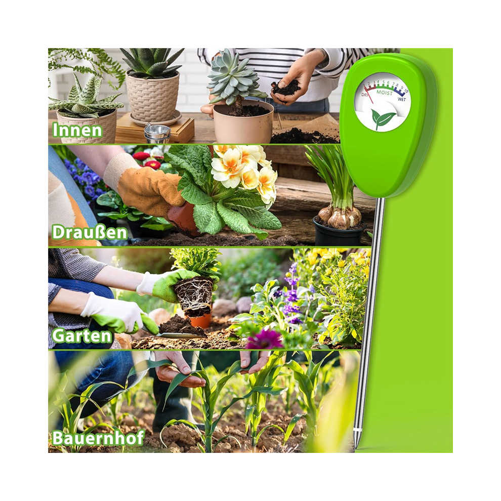 Soil Moisture Meter Hygrometer For The Garden Portable Plant Moisture Meter Without Batteries For Plants 6935161488678