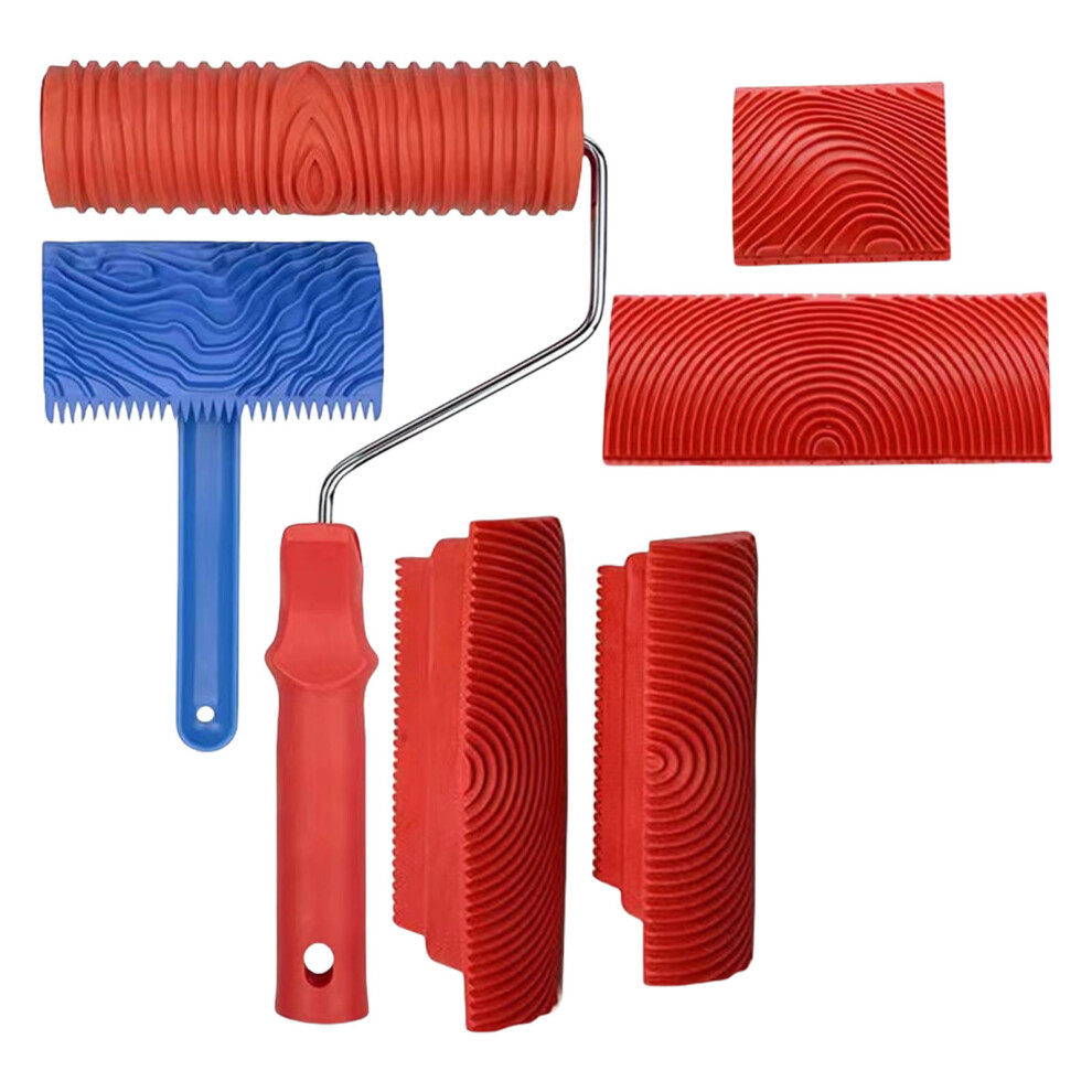 Multipurpose Wood Grains Drywall Compound Roller-Wood Grain 7732000549861