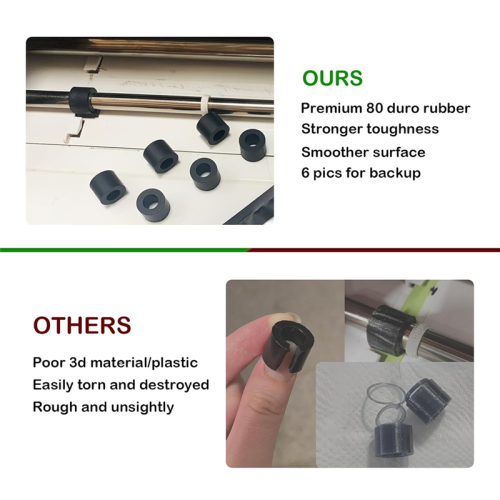 For Cricut Maker/Maker 3-6Pcs Rubber Roller Replacement Mat Guide For Cricut Repair Accessories 1
