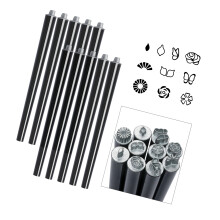 5/10/15 Stuks Nail Art Bloem Stempel Pen, Nail Art-10 stuks