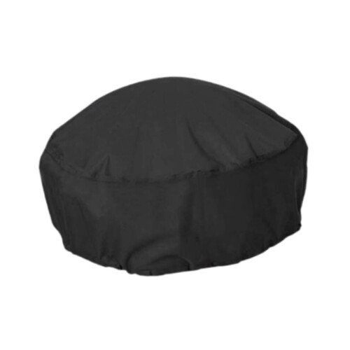 (Round) Heavy Duty 600D Oxford Cloth Fire Cover Full Coverage Weather Wind 2