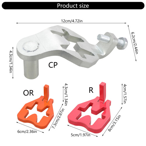 Double Pack T Post Hinges Systems Accessory for Garden Farm-red 1