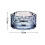 Decorative Glass Ashtray, Windproof Design with Multicolored Visual Effects 4