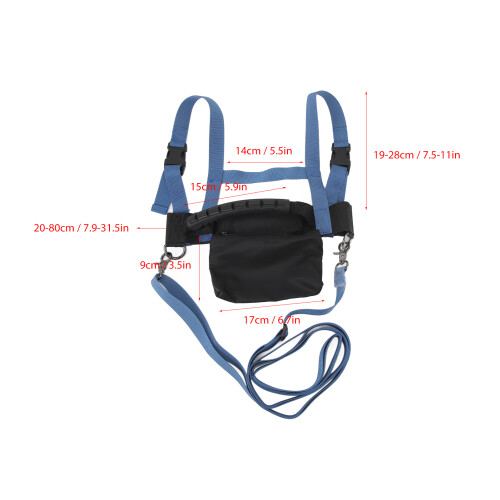 Nylon Kids Ski Harness with Leash Bag Adjustable Speed Control Skiing Training 1