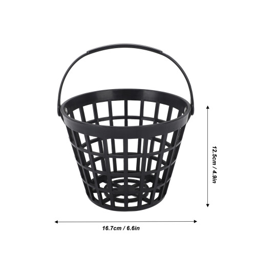 Golf Ball Basket Nylon Plastic with Handle for 25 Pcs Stadium Golf Accessories 1