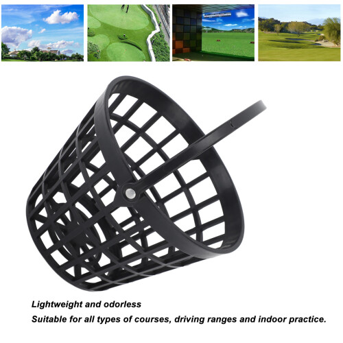 Nylon Plastic Golf Ball Basket Hold 50 Pcs with Handle 2