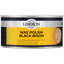 Liberon Black Bison Wax Paste for Georgian Mahogany - 500ml Quality Wood Finish