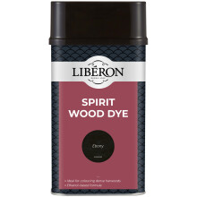 Liberon Spirit Wood Dye in Ebony - 1 Litre for Stunning Wood Finishes