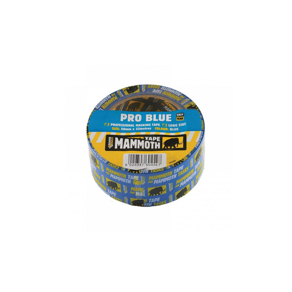 Everbuild Pro Blue Masking Tape 50mm x 33m