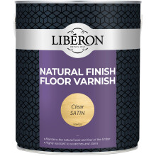 Liberon Natural Finish Floor Varnish Clear Satin 2.5 litre