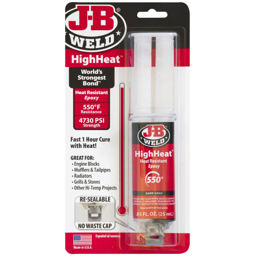 J-B Weld HighHeat Epoxy Syringe 25ml