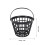 Nylon Plastic Golf Ball Basket Hold 50 Pcs with Handle 2