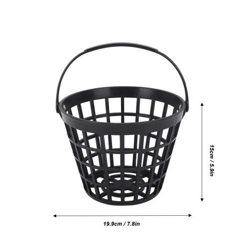 Nylon Plastic Golf Ball Basket Hold 50 Pcs with Handle 1