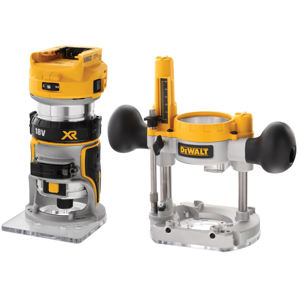 DeWALT DCW604NT-XJ 18V XR Brushless (8mm) Cordless Router (Body)
