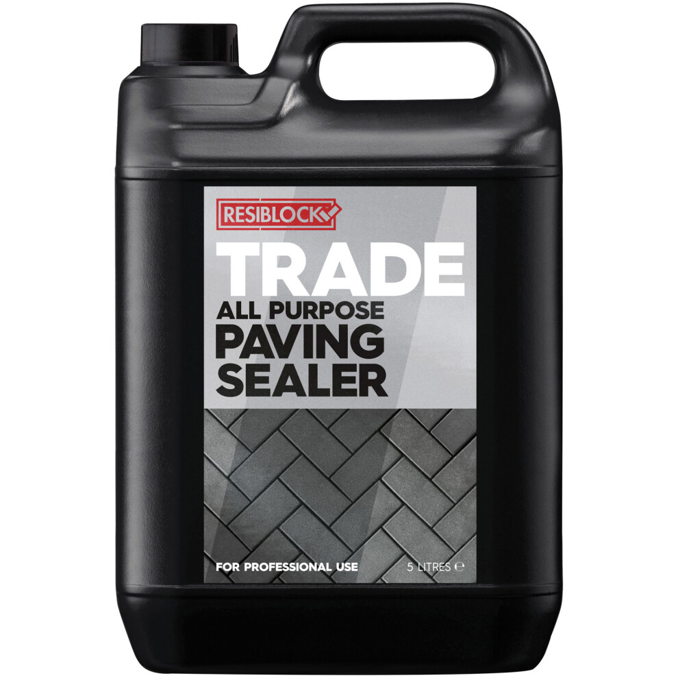 Everbuild Resiblock All Purpose Paving Sealer 5 Litre (Trade) Evbrbt5l