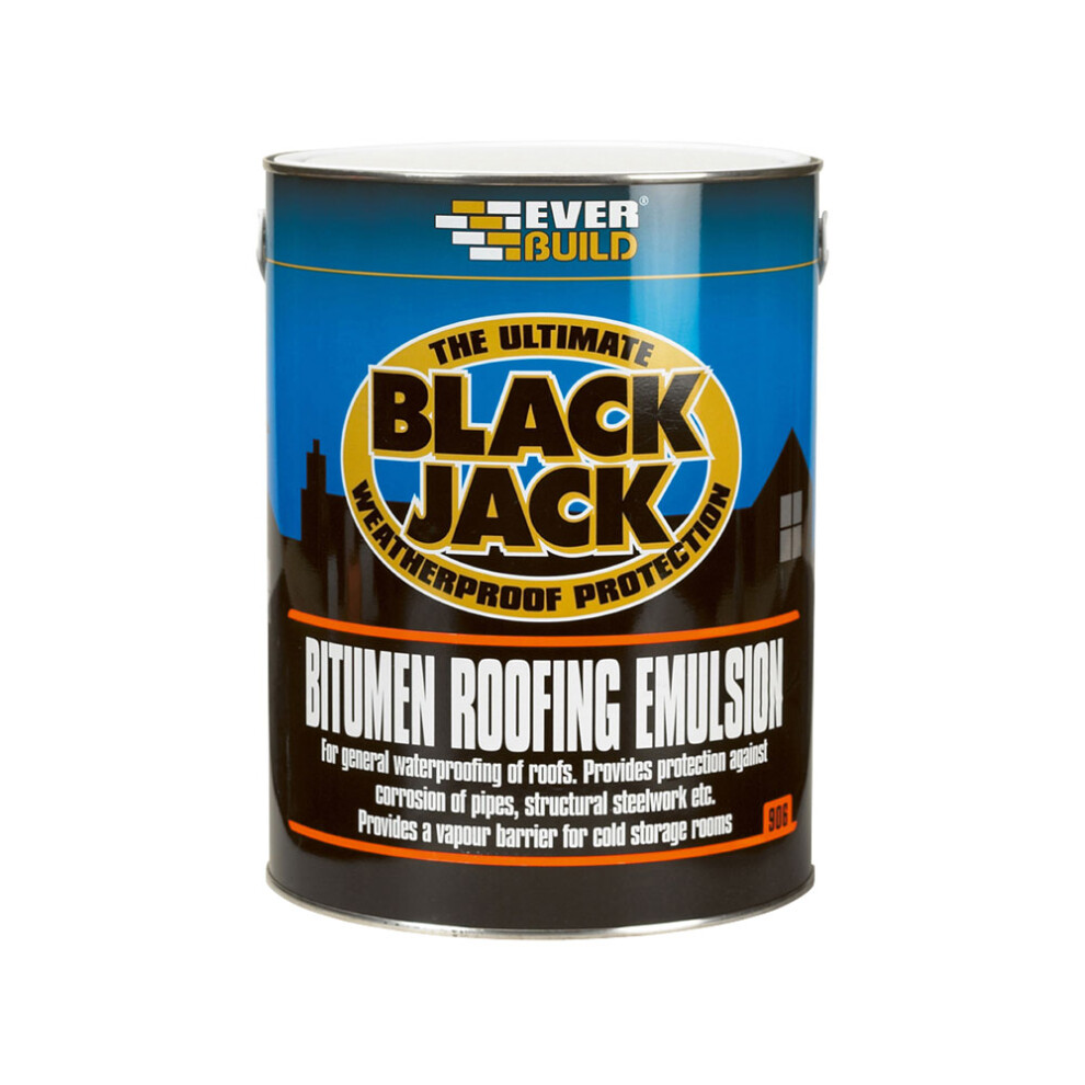 Everbuild 906 Bitumen Roofing Emulsion 5 Litre