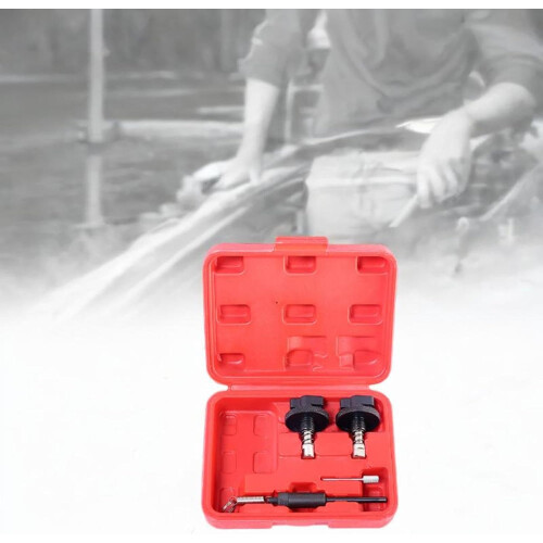 Engine Timing Tool Kit with Case for Accurate Adjustment, Durable Metal Locking Set, Red 2
