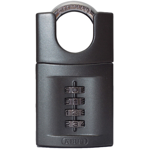 Abus Combination Padlock - Steel - 4 Wheel - 50mm - Closed Shackle