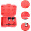Engine Timing Tool Kit with Case for Accurate Adjustment, Durable Metal Locking Set, Red 5