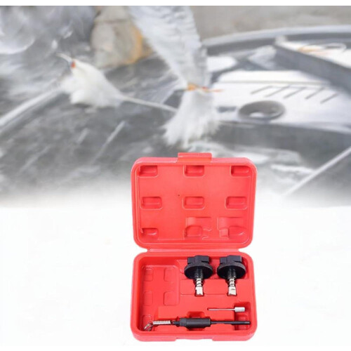 Engine Timing Tool Kit with Case for Accurate Adjustment, Durable Metal Locking Set, Red 1