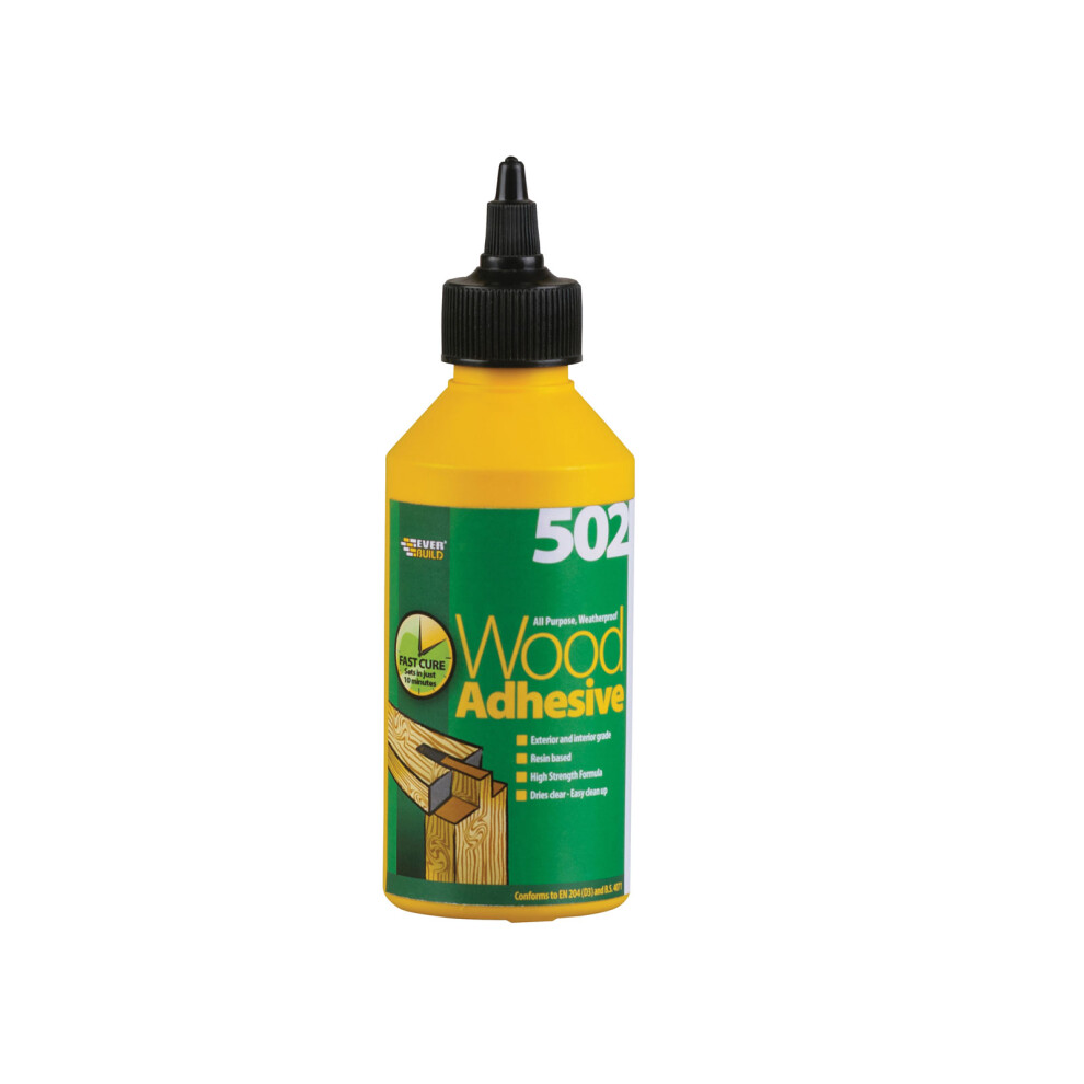 Everbuild 502 All Purpose Weatherproof Wood Adhesive 250ml