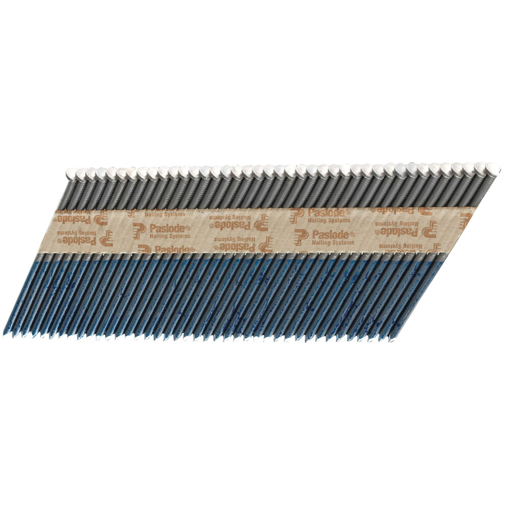 Paslode Im350+ Ring Shank Hot Dipped Galvanised Nails - 3.1 X 75Mm (2200 Box + 2 Fuel Cells) 5701291412286