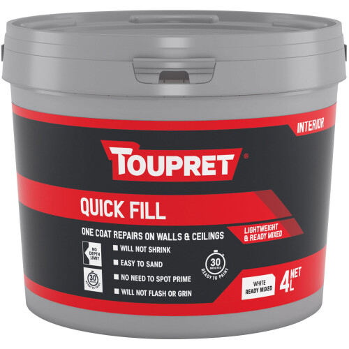 Toupret Quick Fill (Interior) - 4 litre