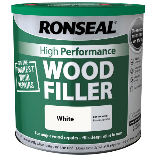 Ronseal Ronseal High Performance Wood Filler White 3.7 Kg
