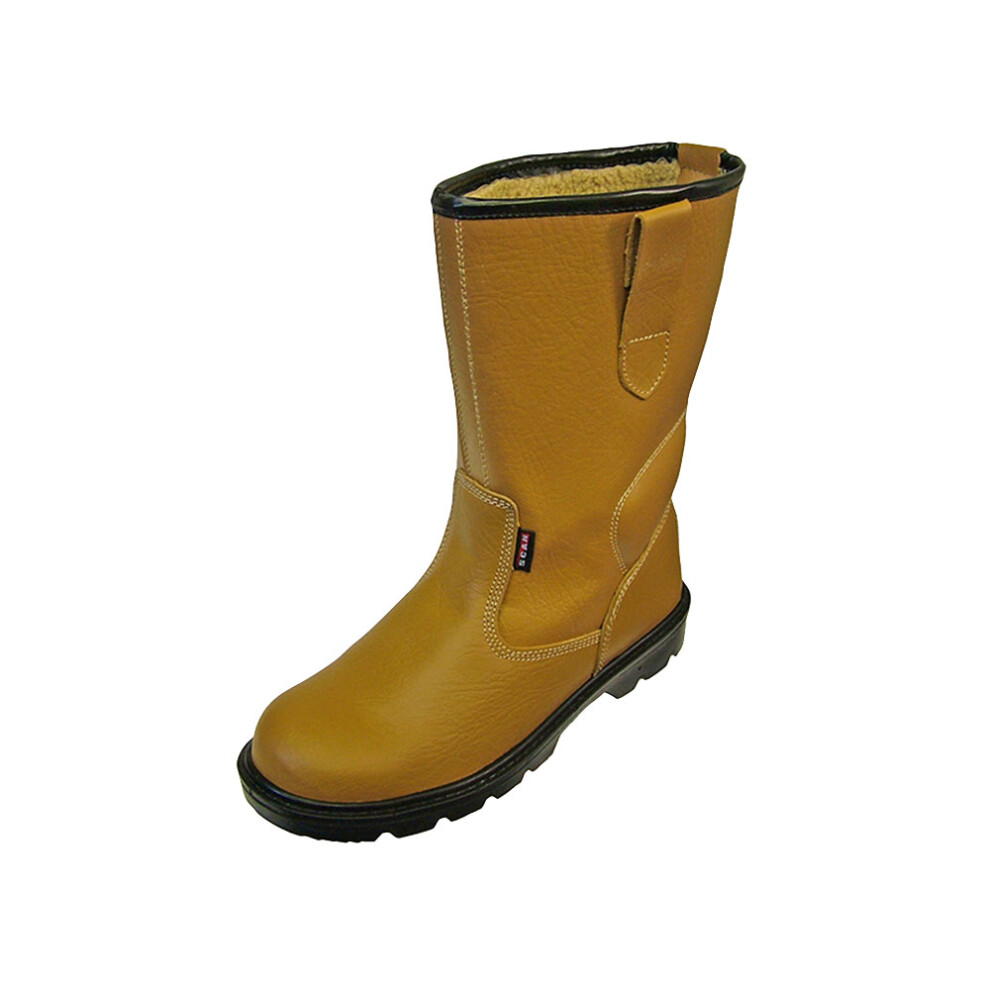(6 (Adults')) Scan 2Scl36e Texas Dual Density Lined Rigger Boots Tan Uk 10 Euro 44 5023969299334